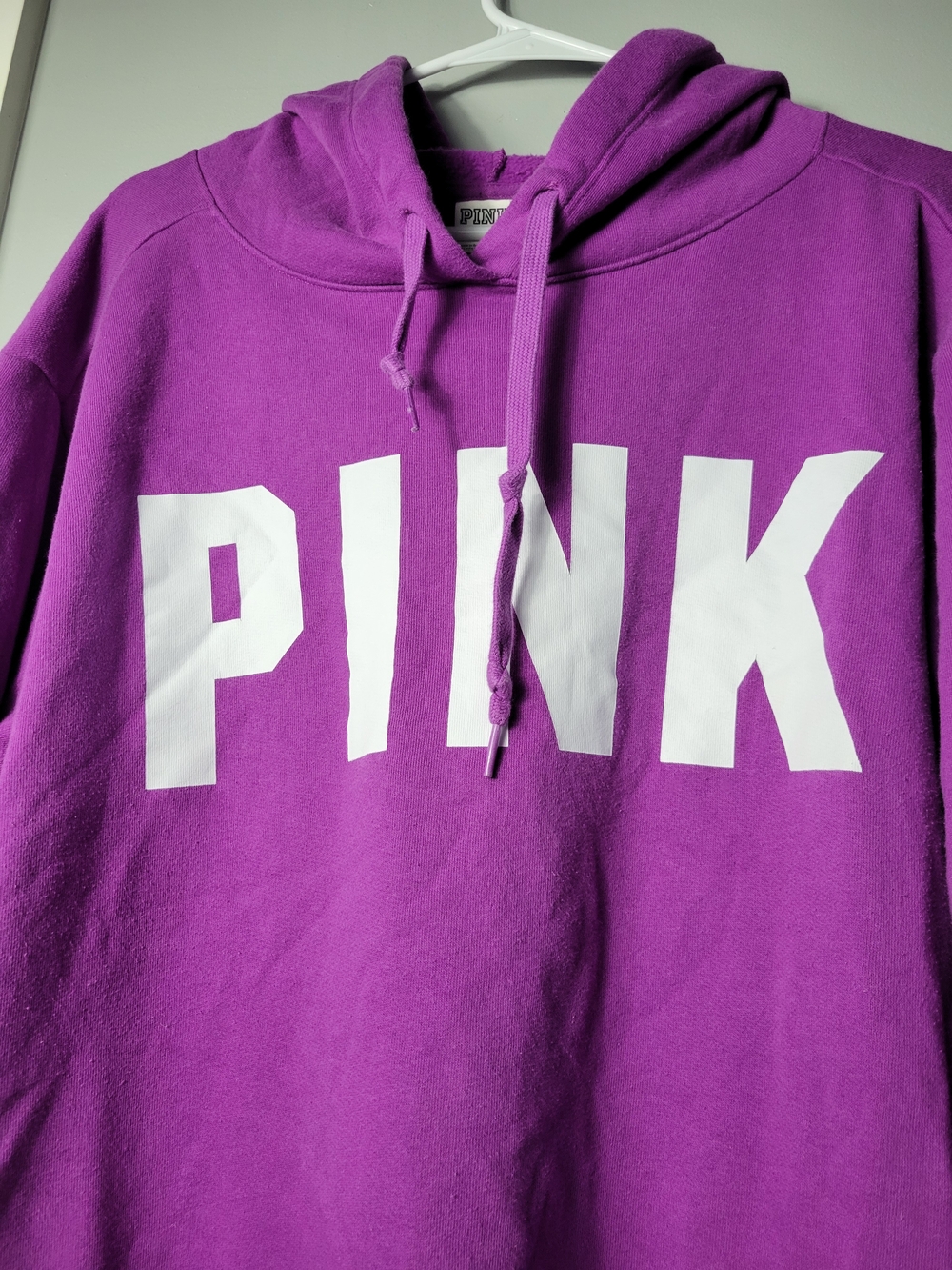PINK Victoria's Secret Purple Logo Hoodie - Picture 2 of 6
